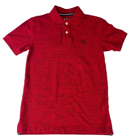 Aeropostale Shirt Mens Size XS Stretch Short Sleeve‎ Red Polo - Picture 1 of 6
